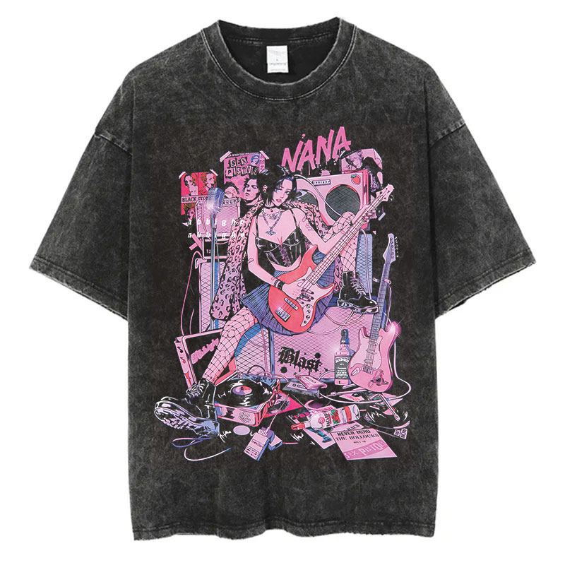 Nana Anime Merchandise - Kaus katun lengan pendek musim panas
