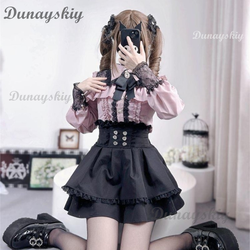 Jirai Kei Lolita Outfit Girls  - Anime Merchandise For Girls ulasan dan harga