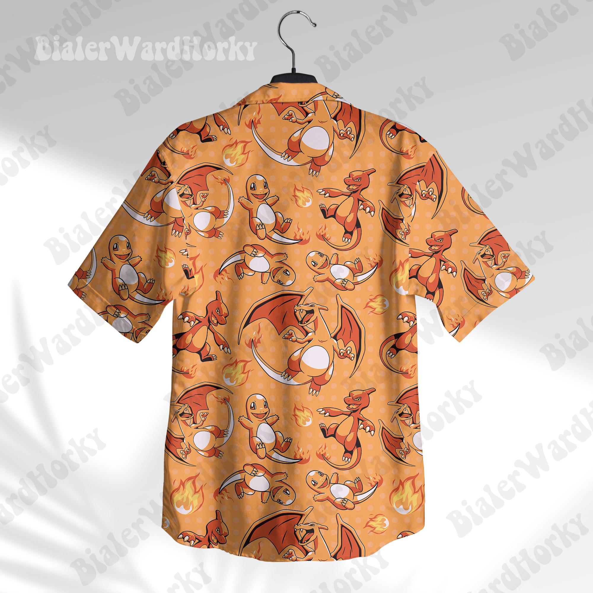 Kemeja Hawaii Pokémon Charizar - Pokemon Anime Merchandise ulasan dan harga