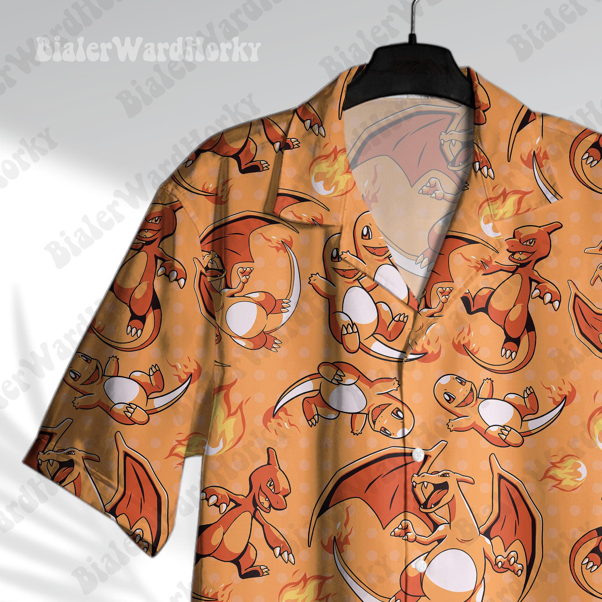 Kemeja Hawaii Pokémon Charizar - Pokemon Anime Merchandise ulasan dan harga