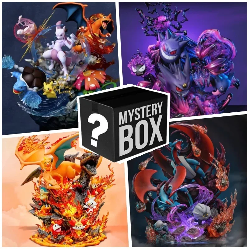 Kotak misteri buta figur Anime - Pokemon Anime Merchandise ulasan dan harga