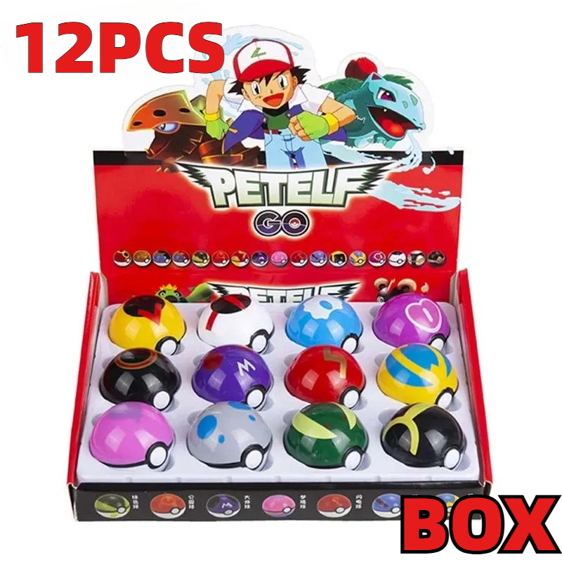 Figur Pokemon 12 Buah/Set Bola - Pokemon Anime Merchandise ulasan dan harga
