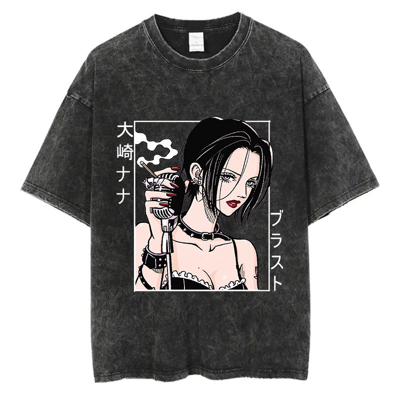 Kaus katun lengan pendek musim - Nana Anime Merchandise ulasan dan harga